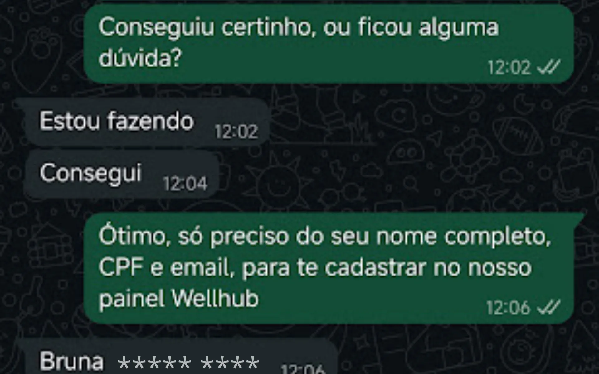 Interface de atendimento e condução de conversas