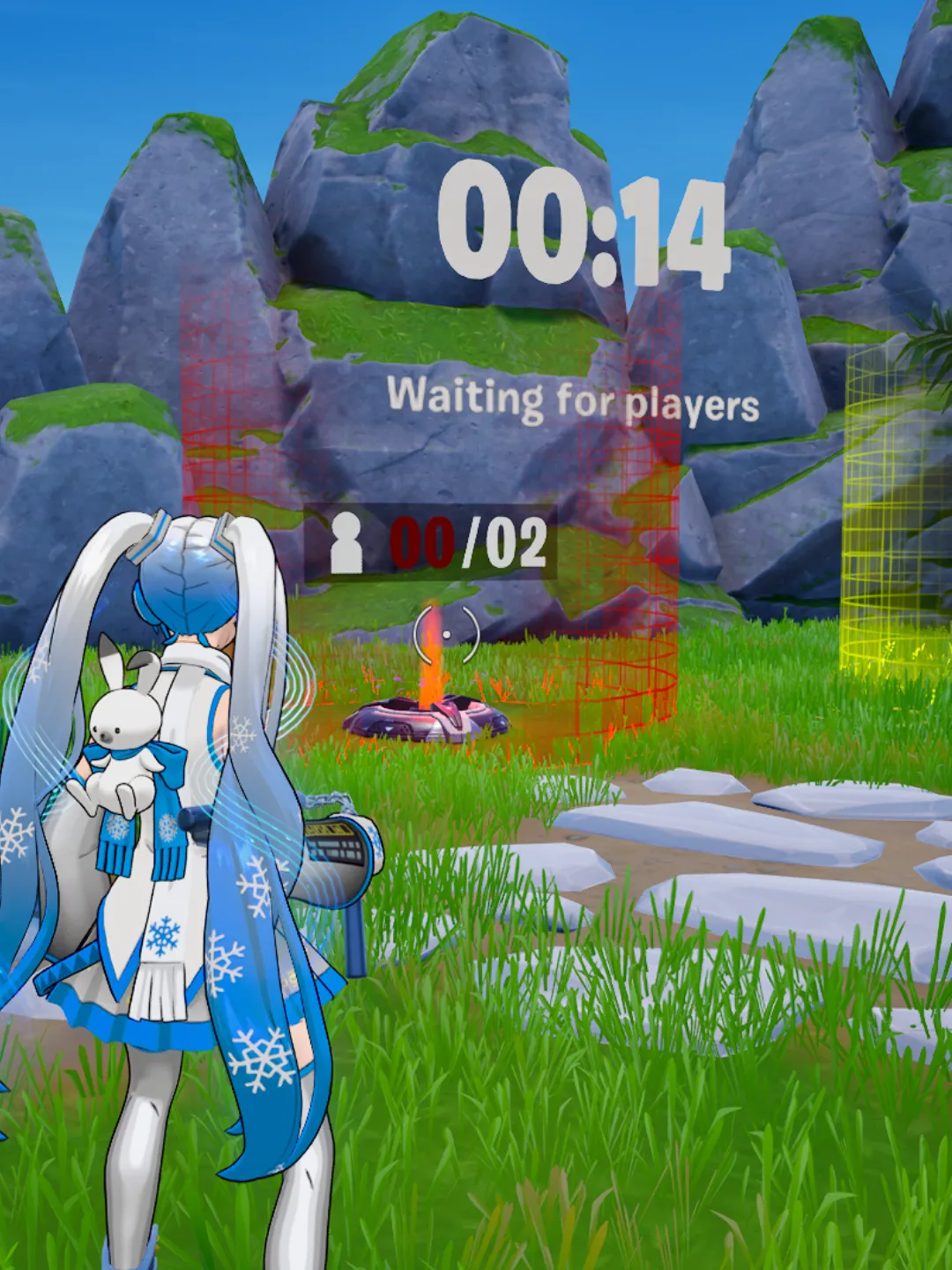 Construção de cenário e experiência jogável no Fortnite