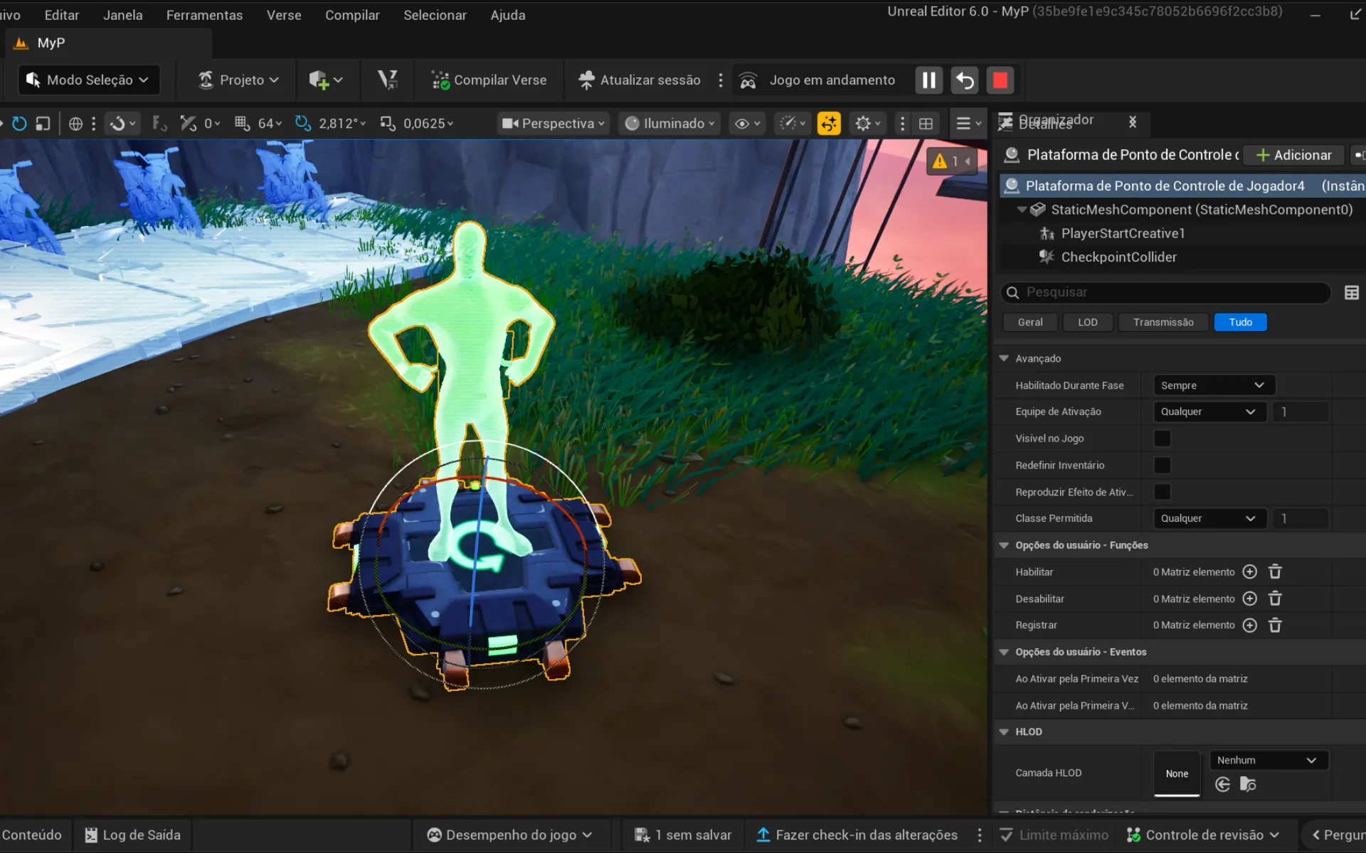 Dispositivos e lógica de gameplay no UEFN