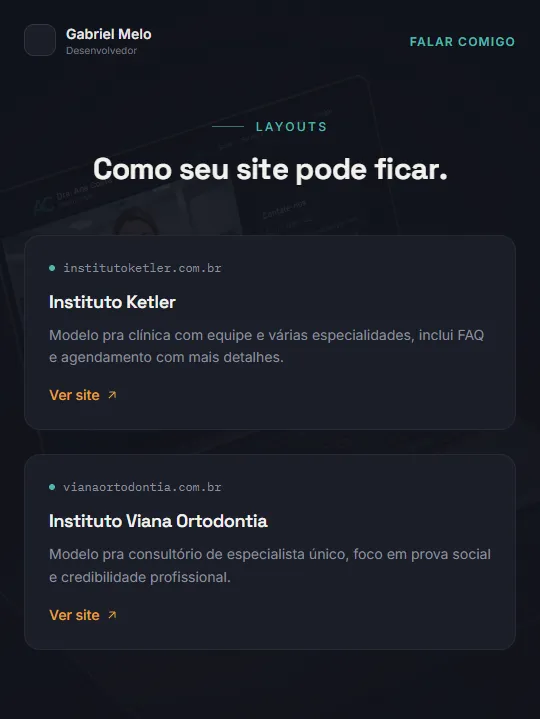 Landing Page, criativos e anúncios