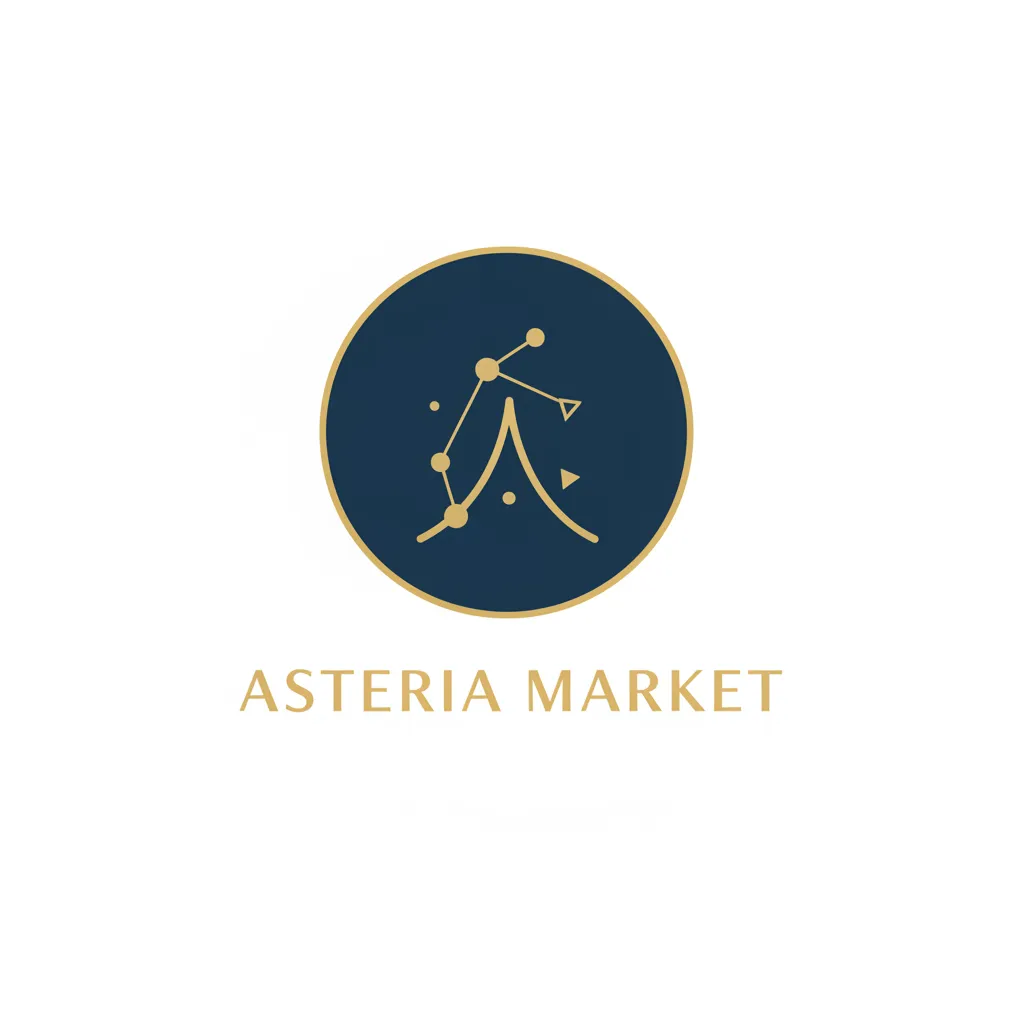 Identidade visual da Asteria Market